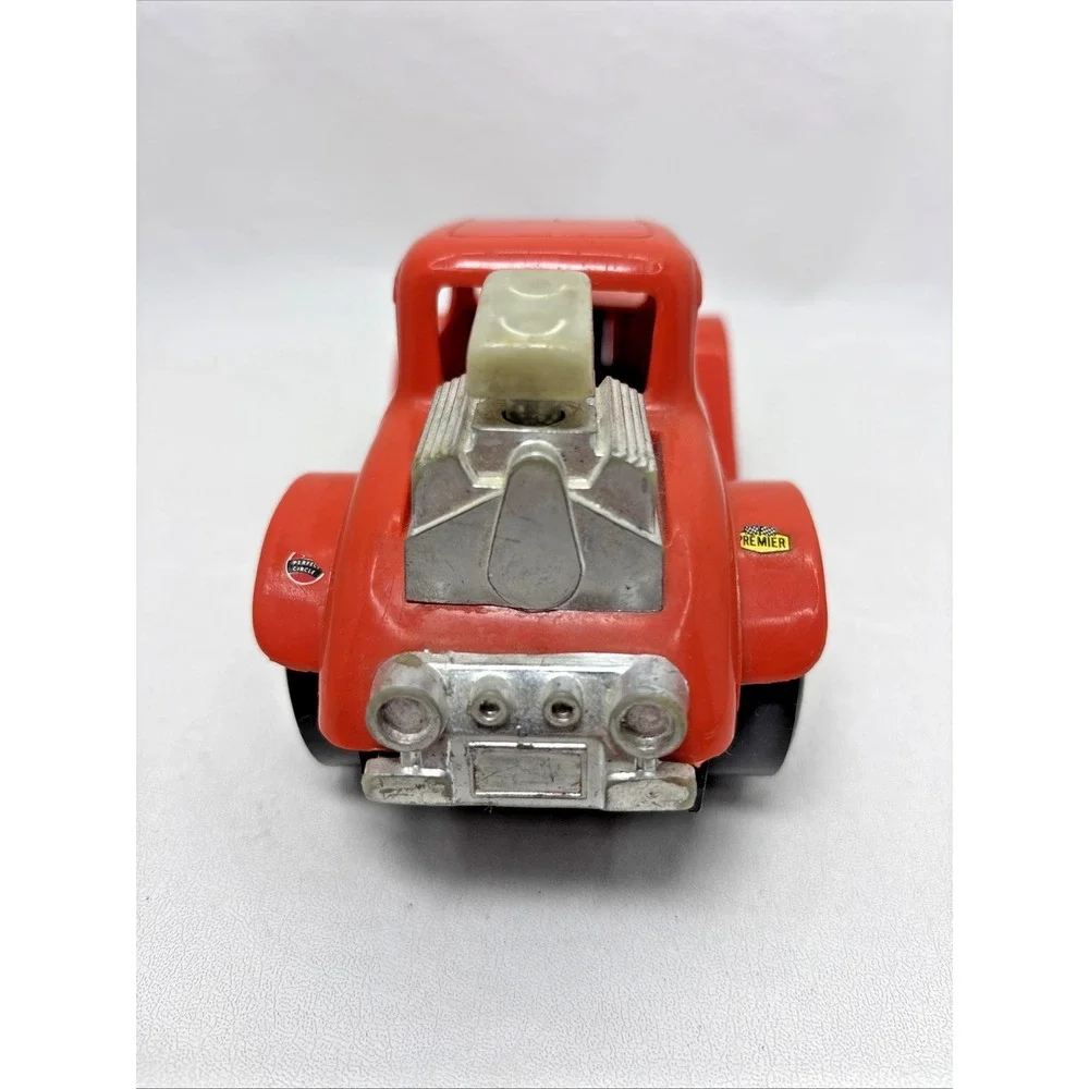 Vtg Hasbro Stick Shifter Flipin' Fool Coupe Toy Racing Car Orange 1970s Untested